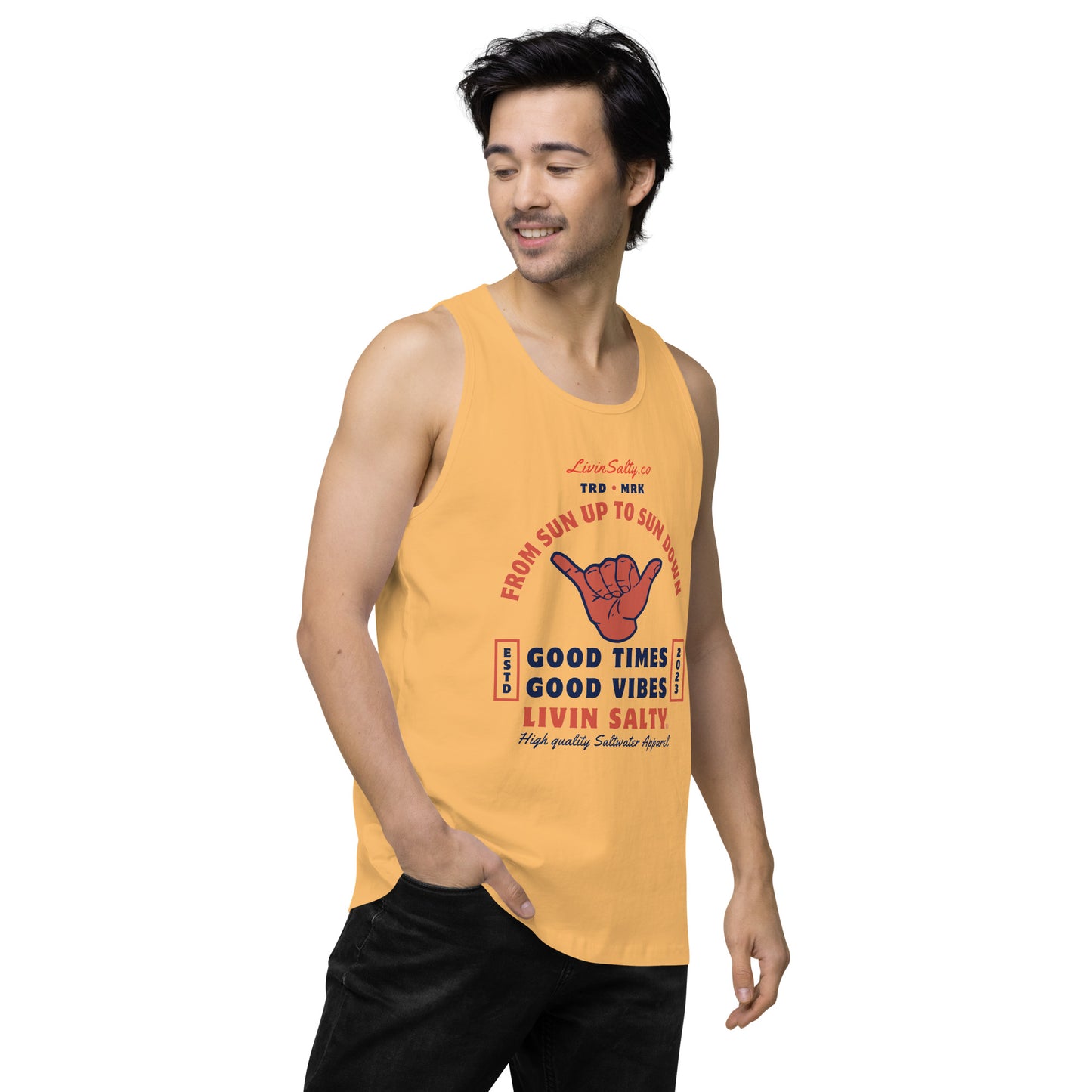 Men’s LIVIN SALTY tank top