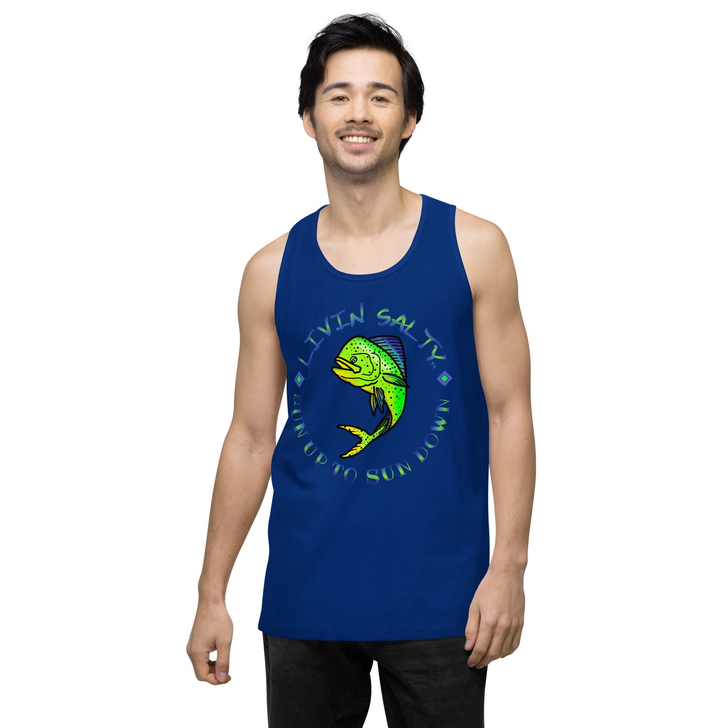 Men’s LIVIN SALTY Mahi tank top