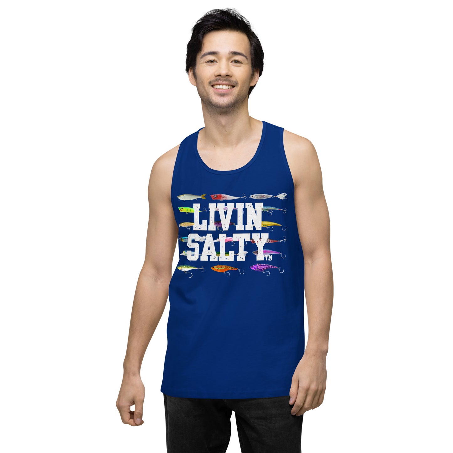 Men’s LIVIN SALTY Saltwater Lures tank top