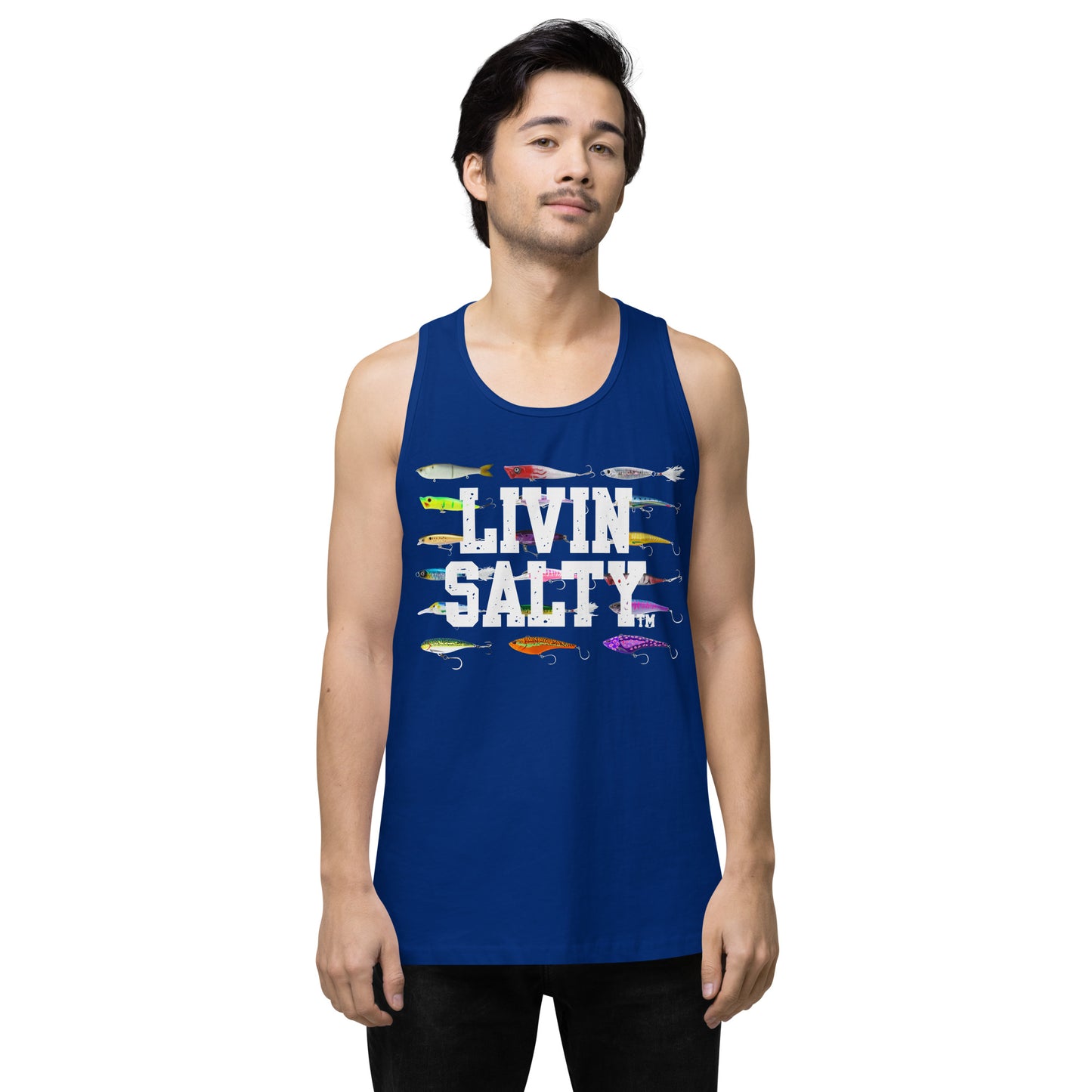 Men’s LIVIN SALTY Saltwater Lures tank top