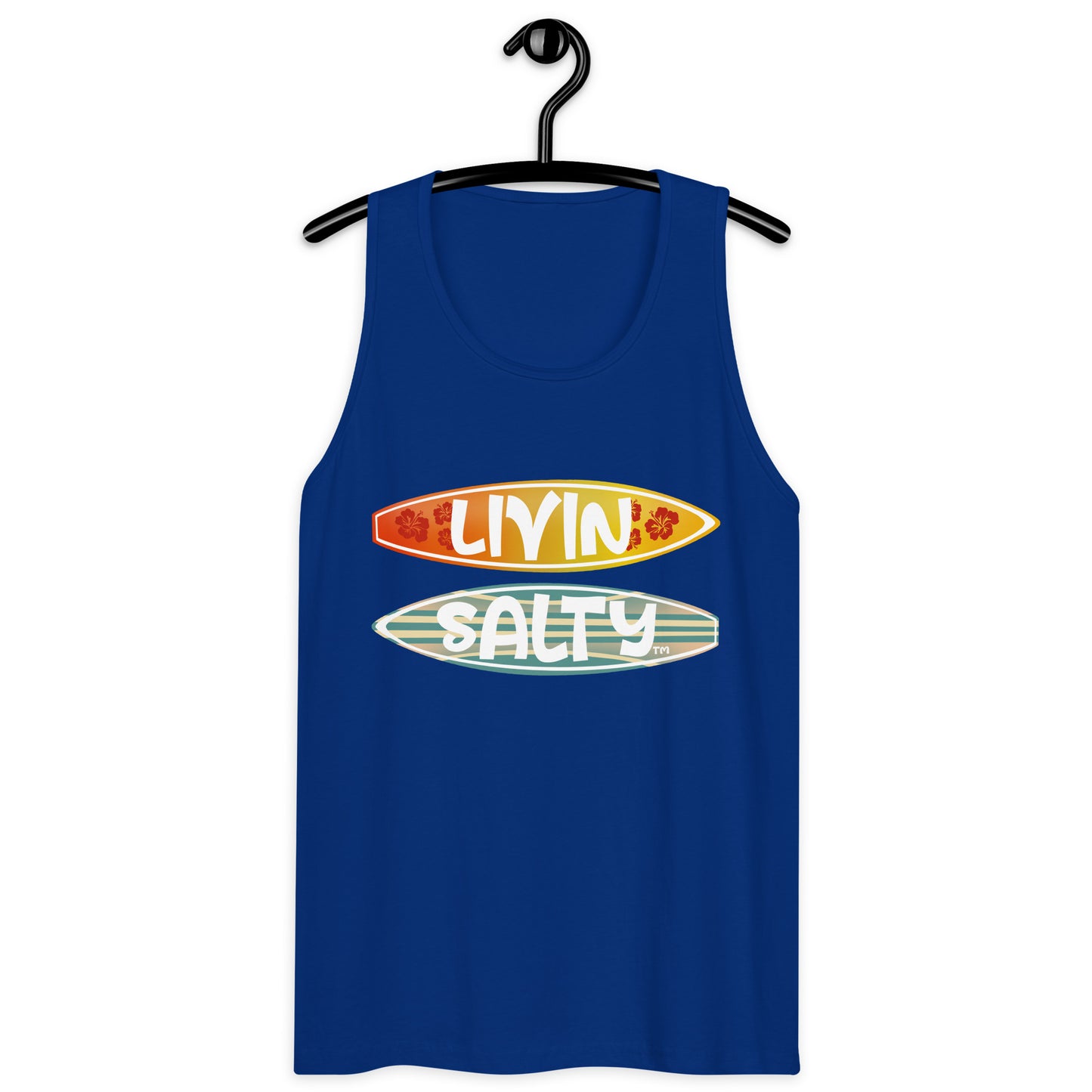 Men’s Surf Board LIVIN SALTY tank top