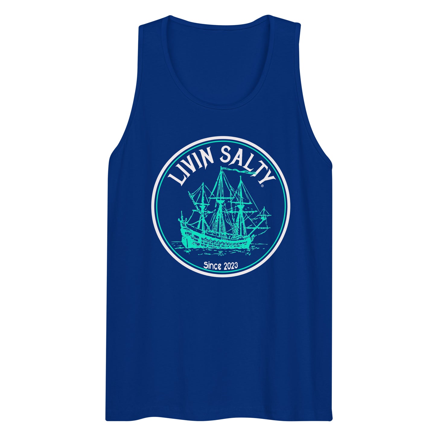 Men’s LIVIN SALTY Ship tank top