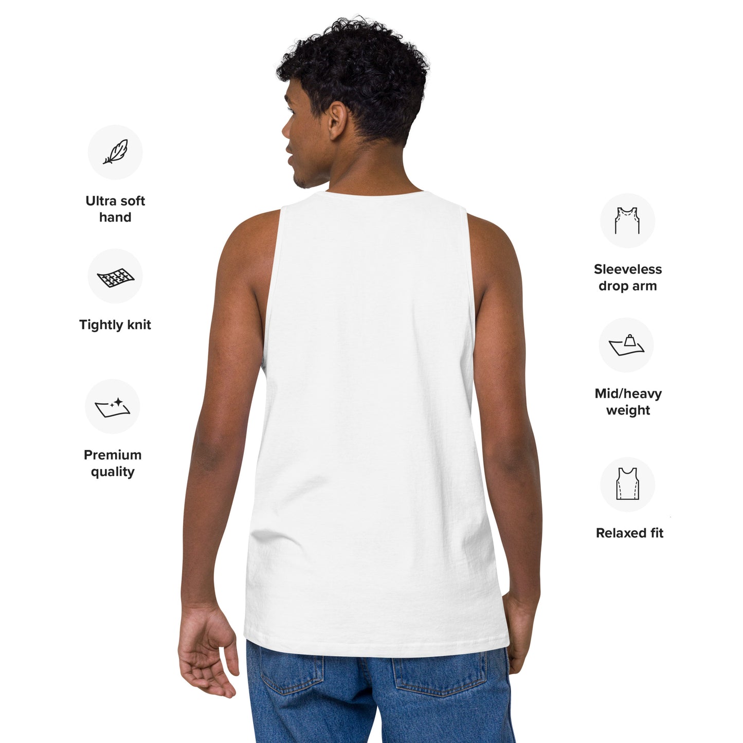 Men’s Texas Trio LIVIN SALTY tank top
