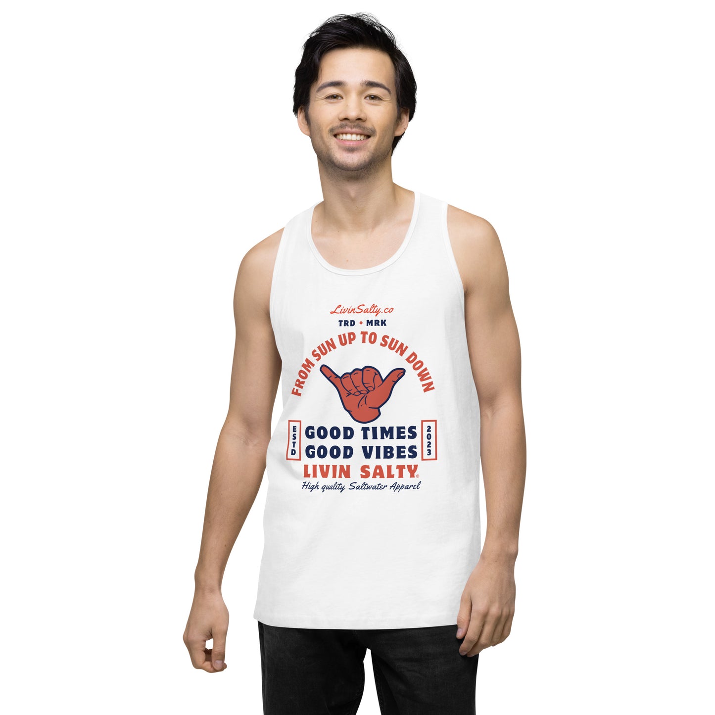 Men’s LIVIN SALTY tank top