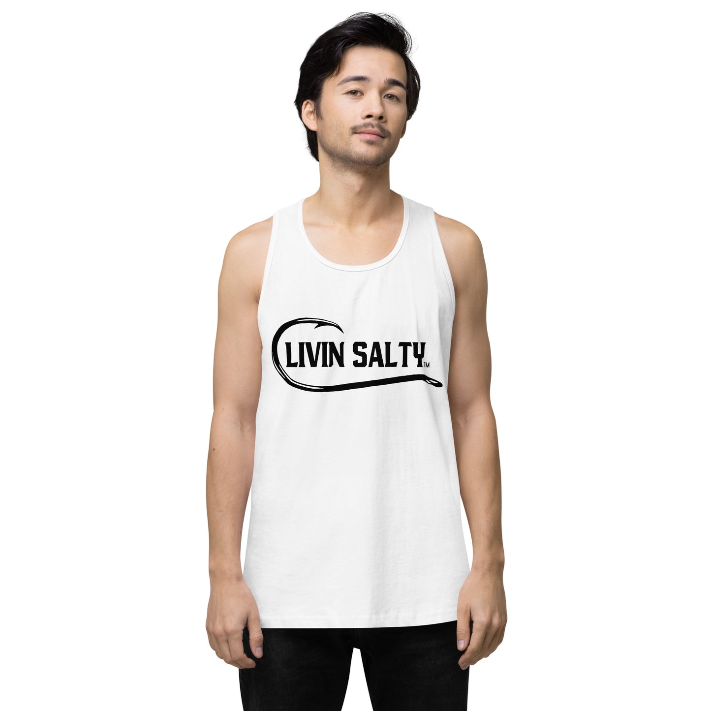 Men’s LIVIN SALTY with hook tank top