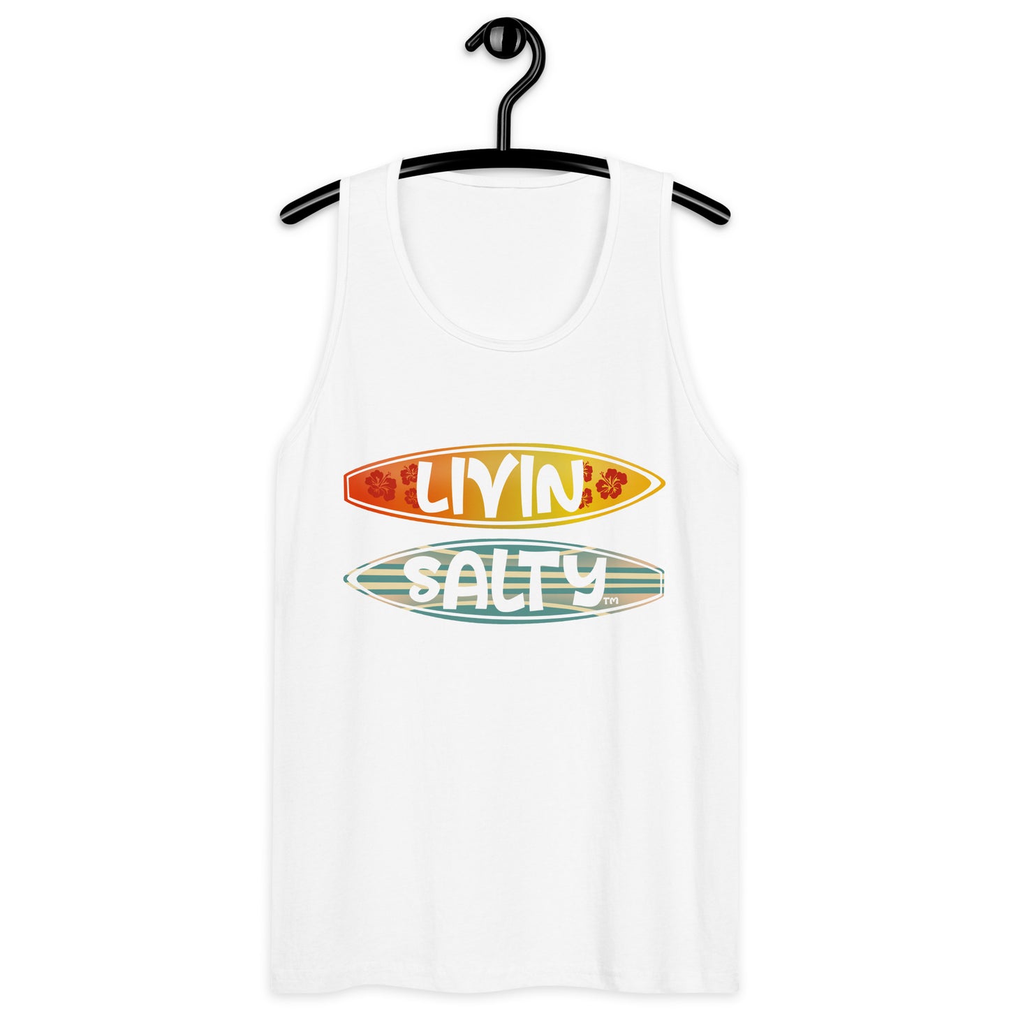 Men’s Surf Board LIVIN SALTY tank top