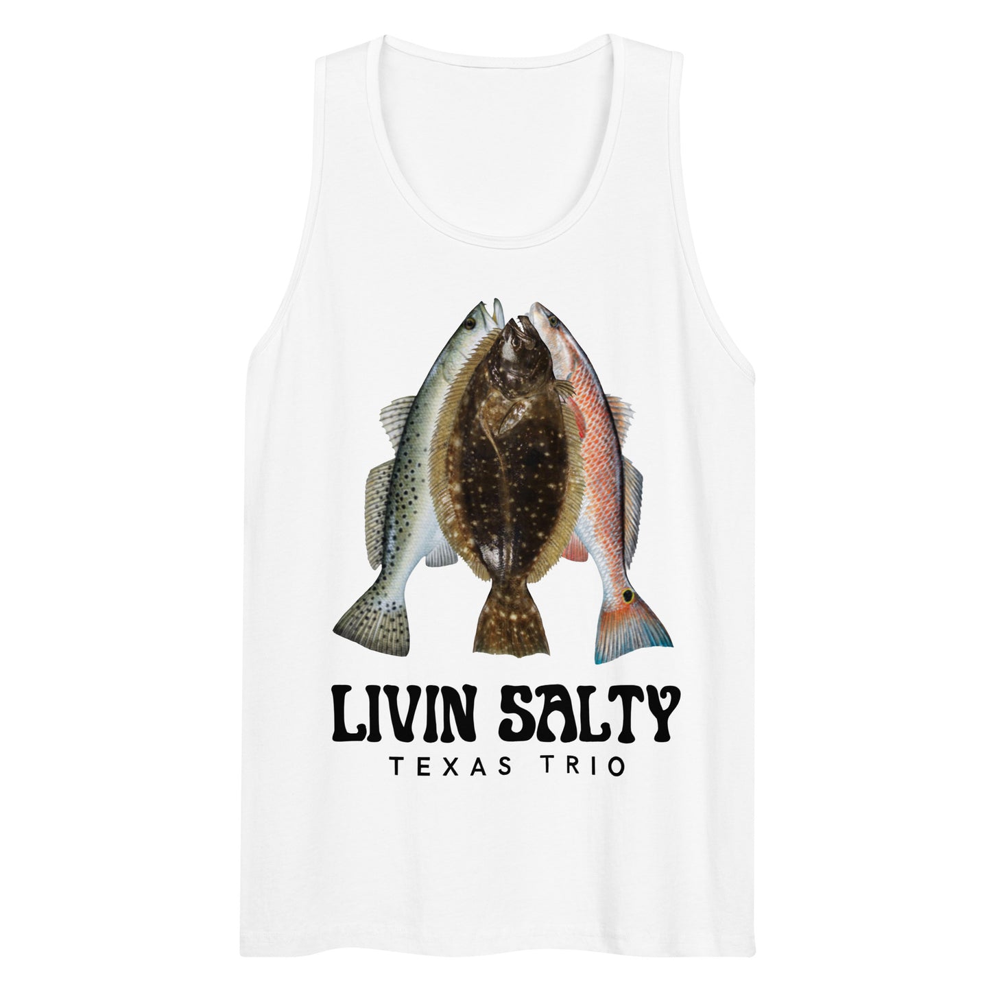 Men’s Texas Trio LIVIN SALTY tank top