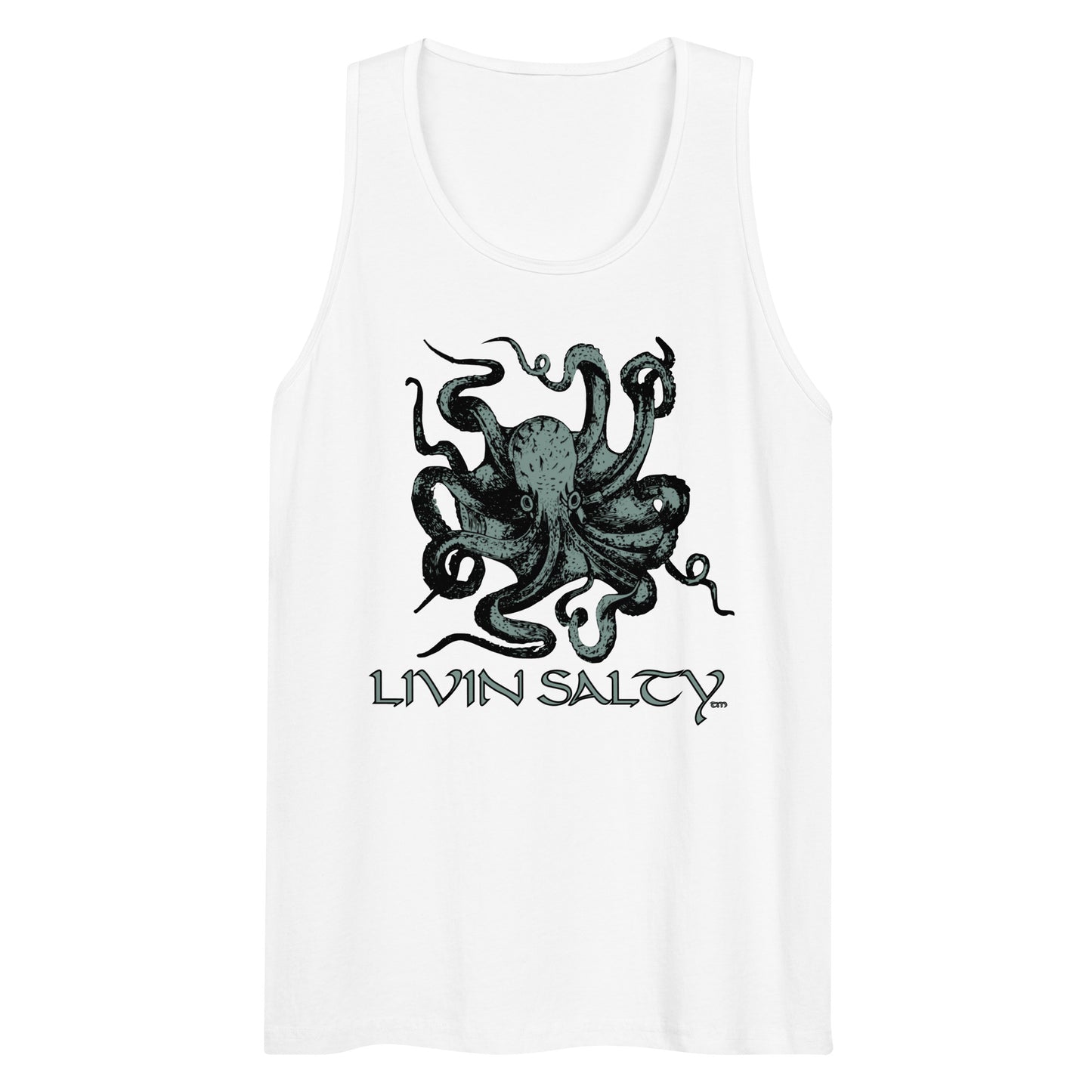 Men’s LIVIN SALTY Octopus tank top