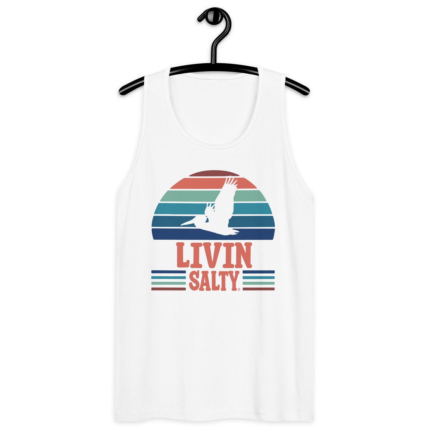 Men’s LIVIN SALTY Pelican tank top