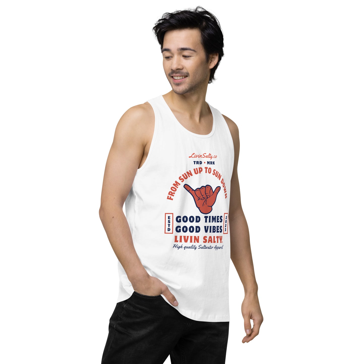 Men’s LIVIN SALTY tank top