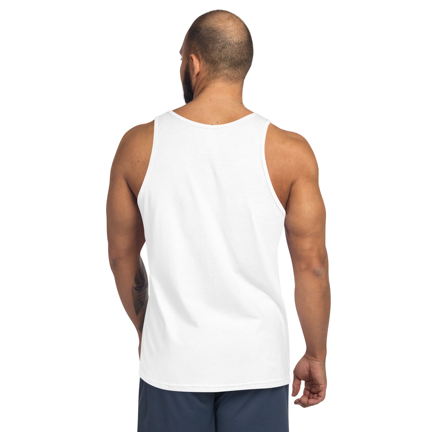 LIVIN SALTY Great White Shark Men's Tank Top