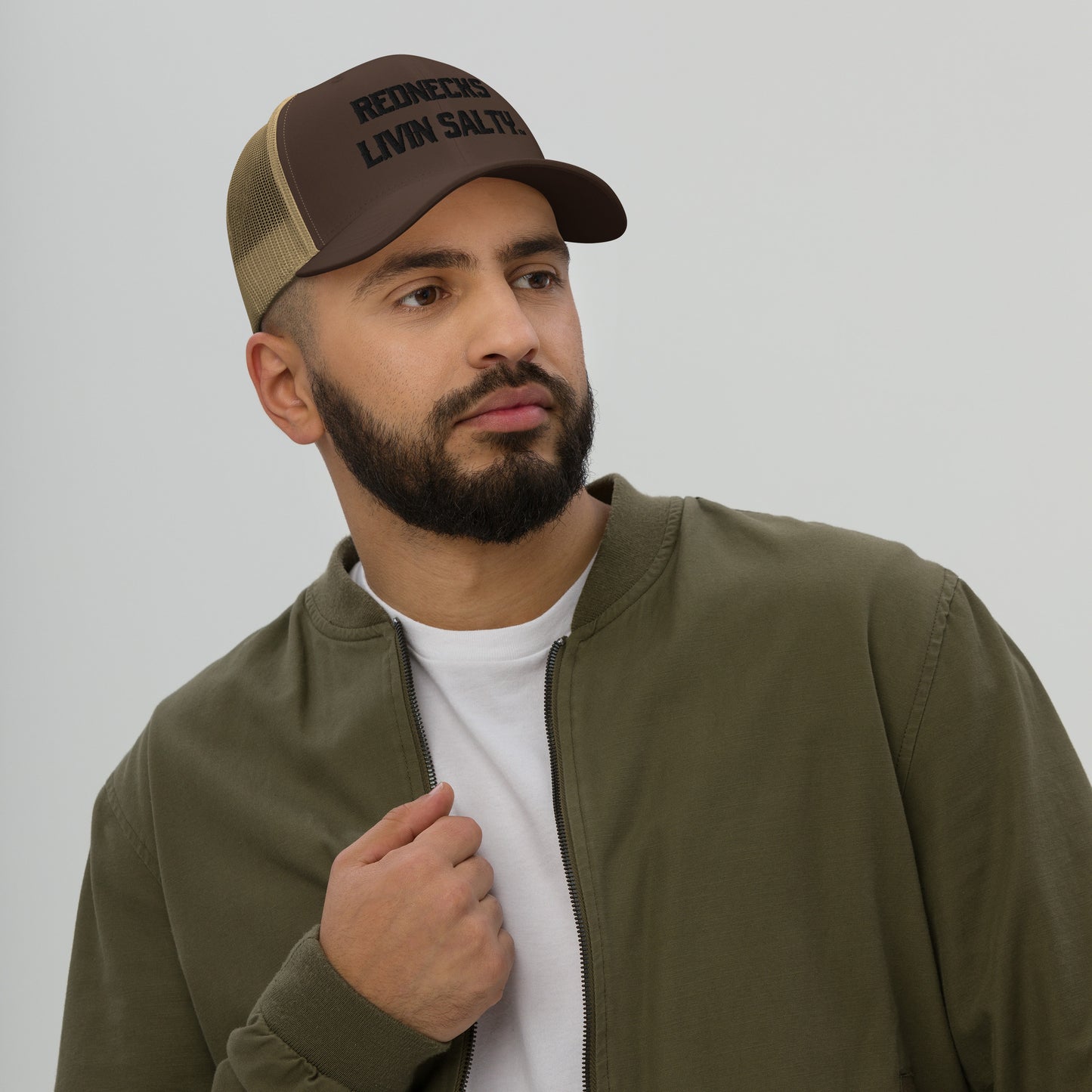 REDNECKS LIVIN SALTY Trucker Cap
