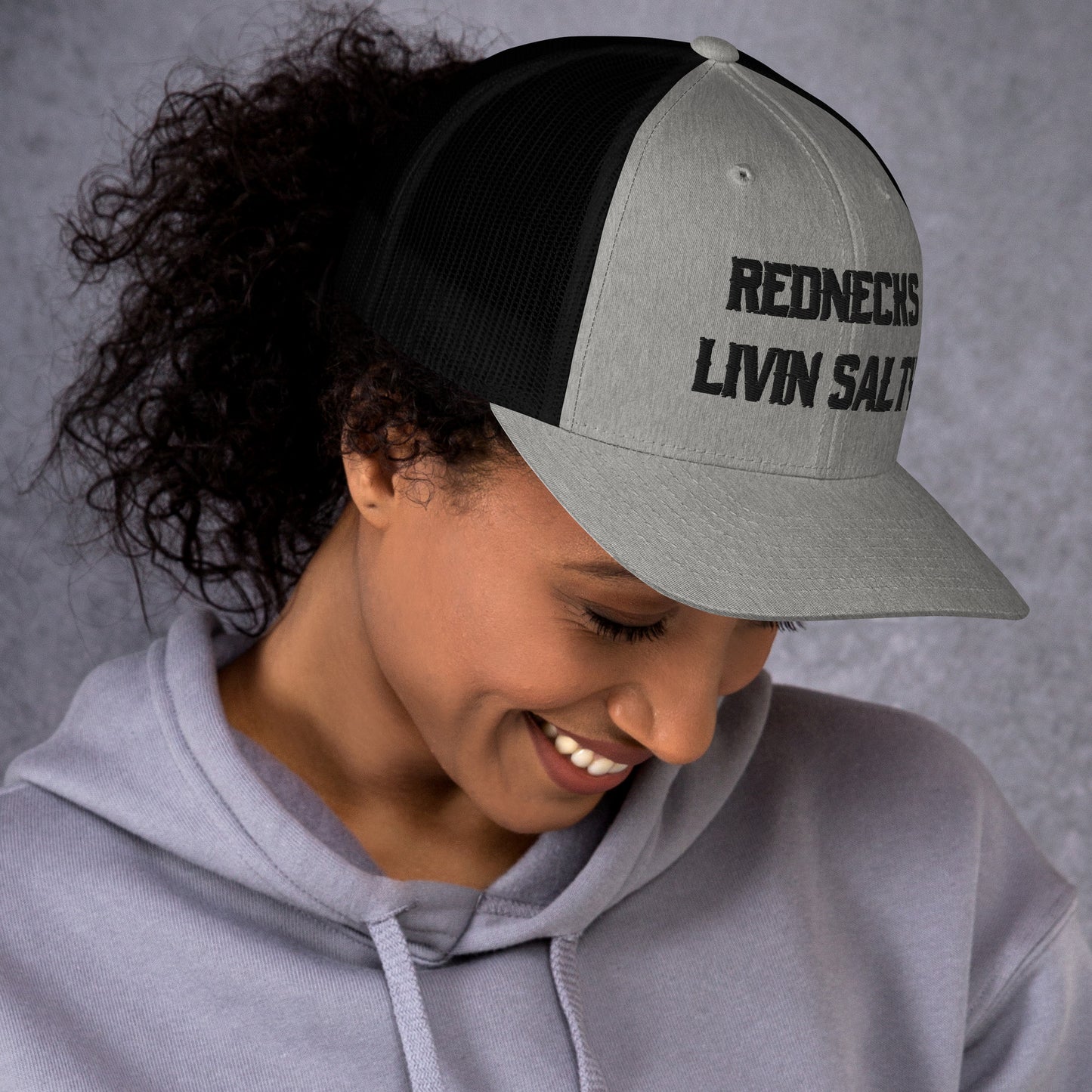 REDNECKS LIVIN SALTY Trucker Cap