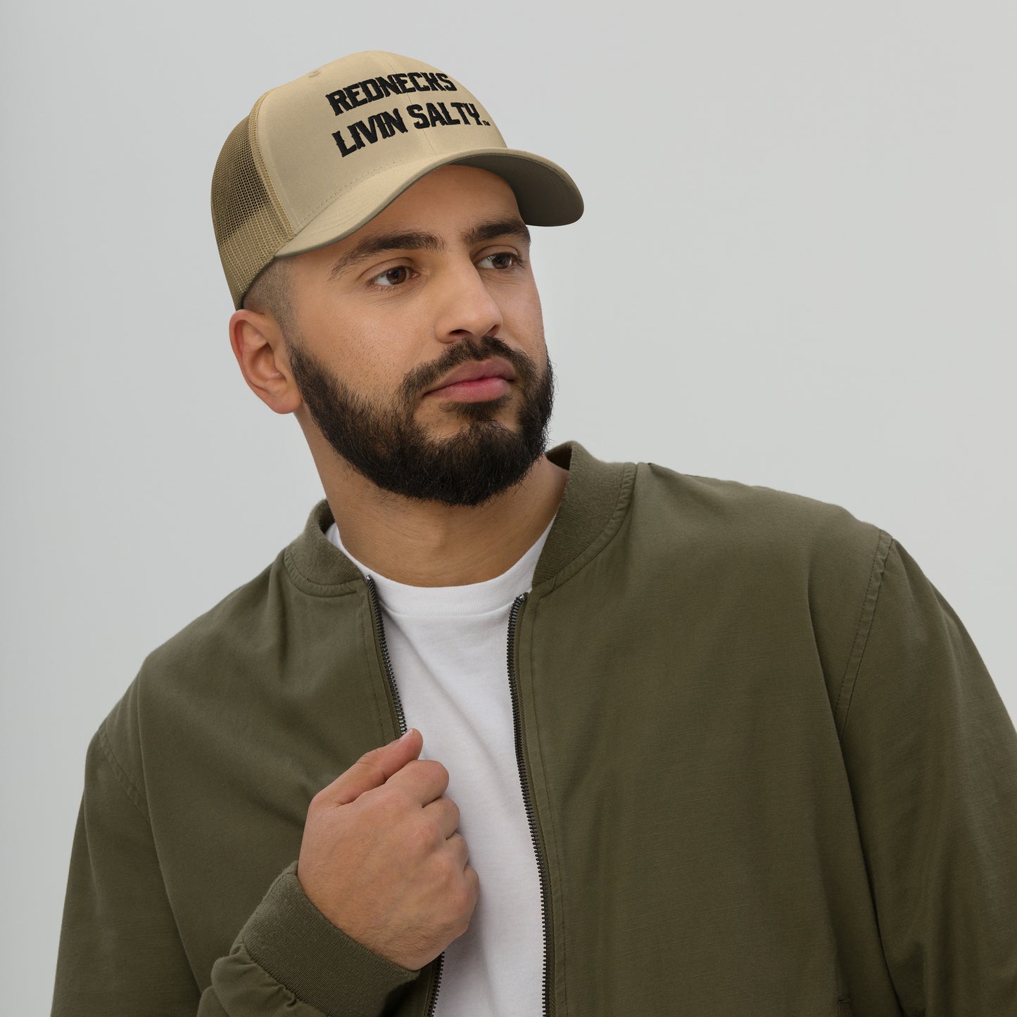 REDNECKS LIVIN SALTY Trucker Cap