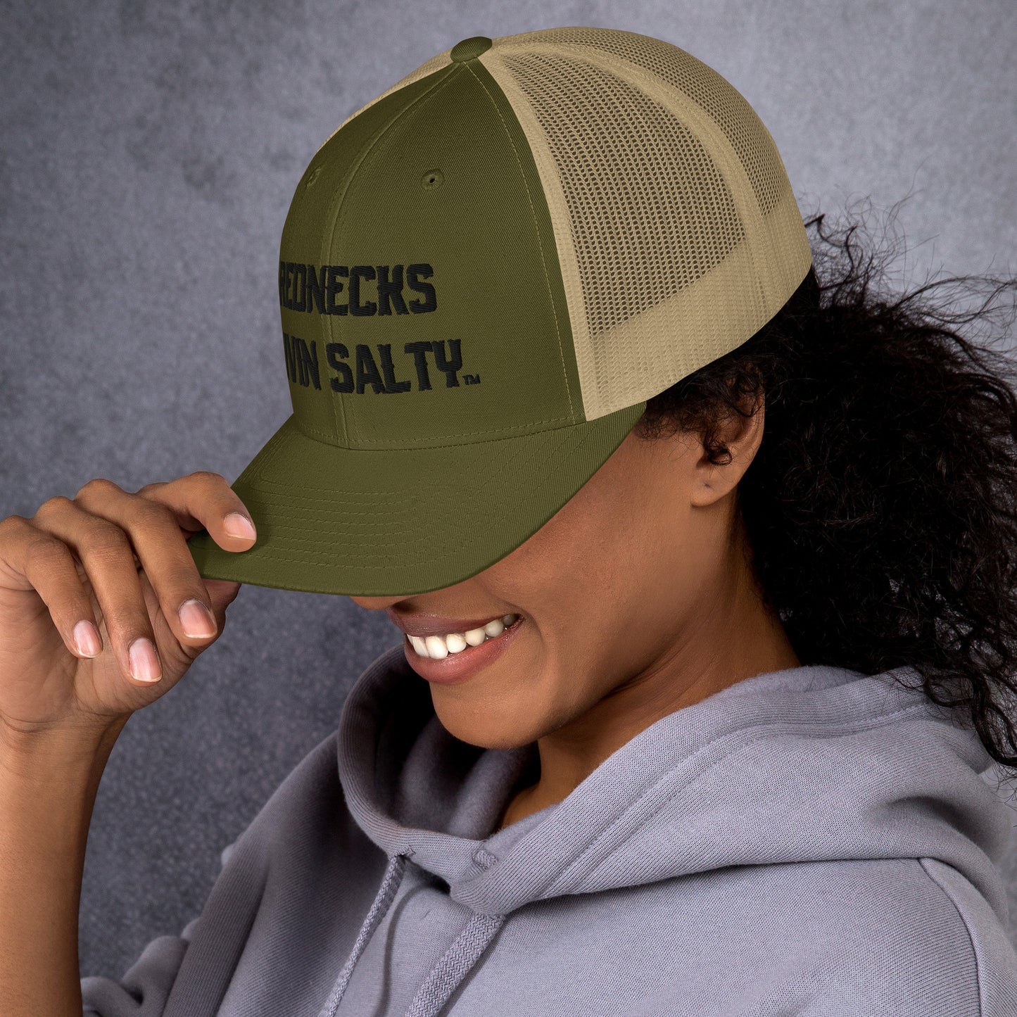 REDNECKS LIVIN SALTY Trucker Cap