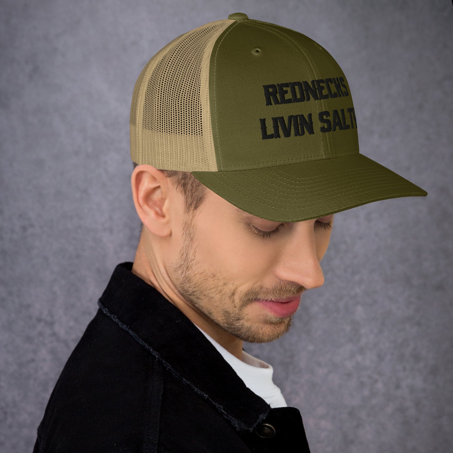 REDNECKS LIVIN SALTY Trucker Cap