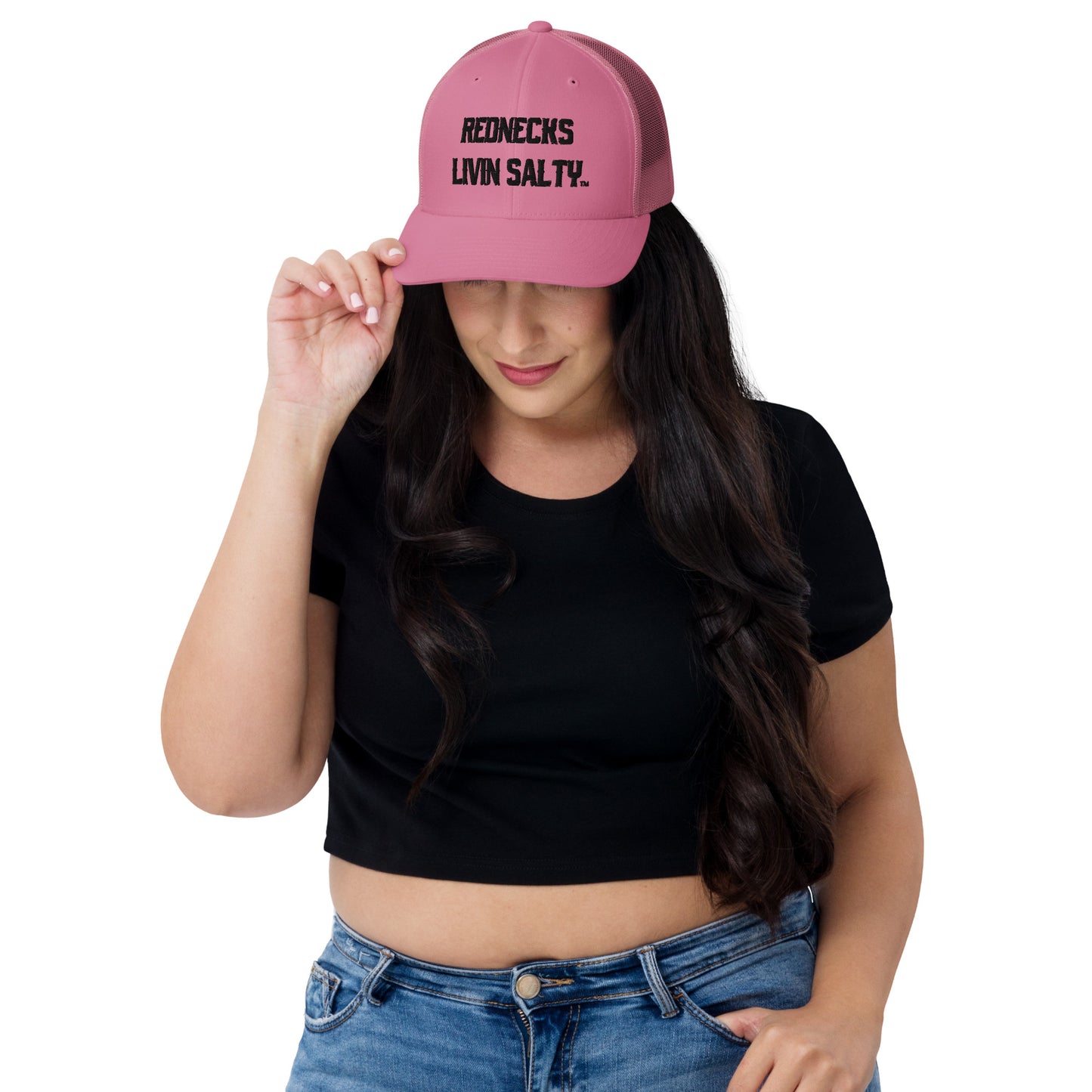 REDNECKS LIVIN SALTY Trucker Cap