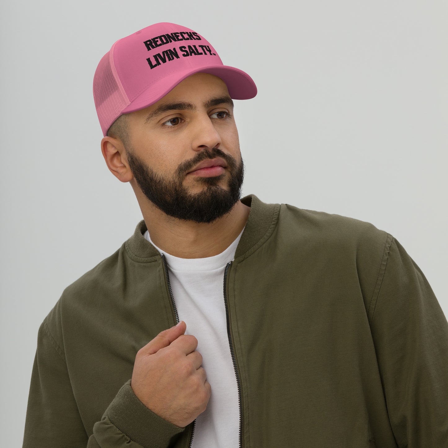 REDNECKS LIVIN SALTY Trucker Cap