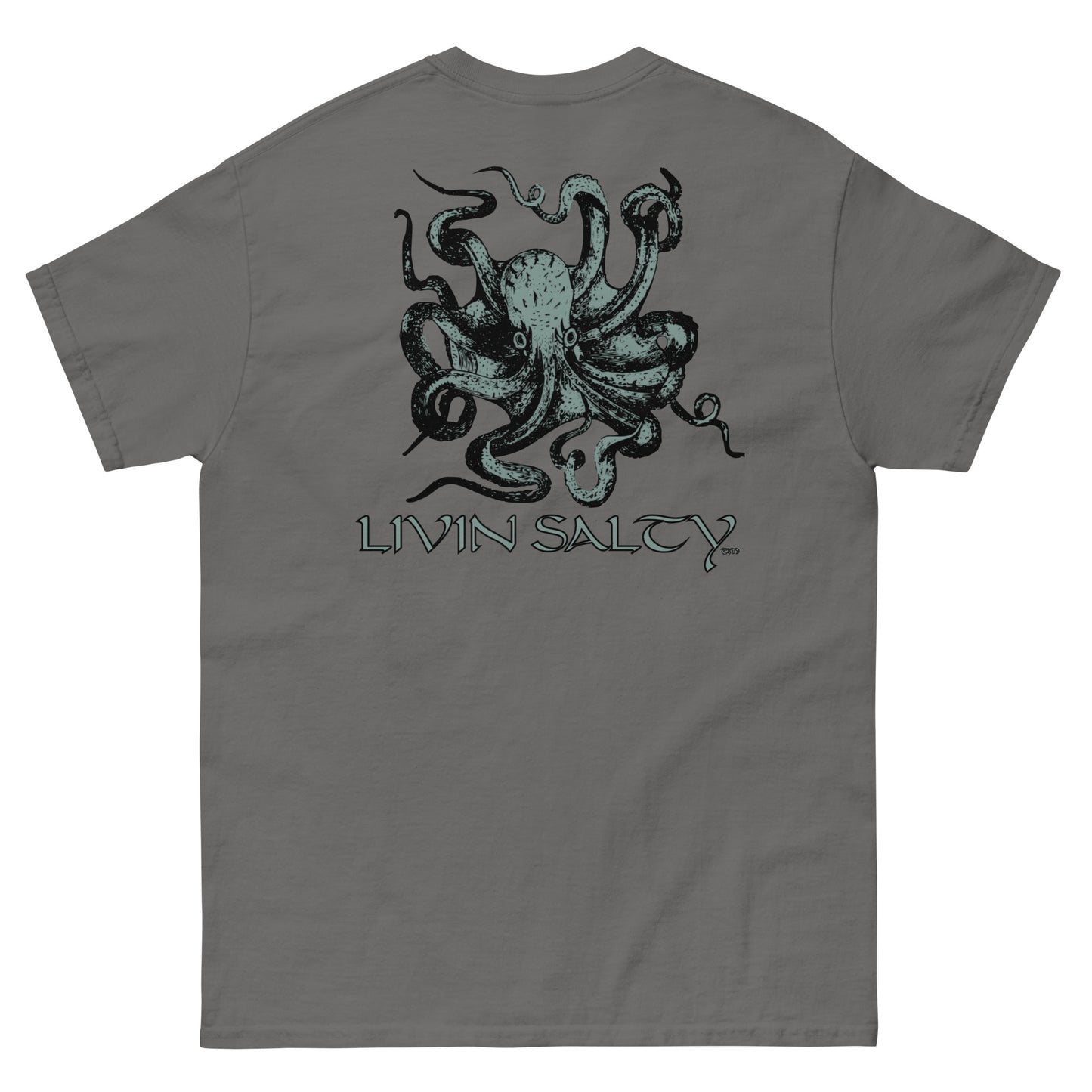 Unisex Octopus LIVIN SALTY Cotton tee