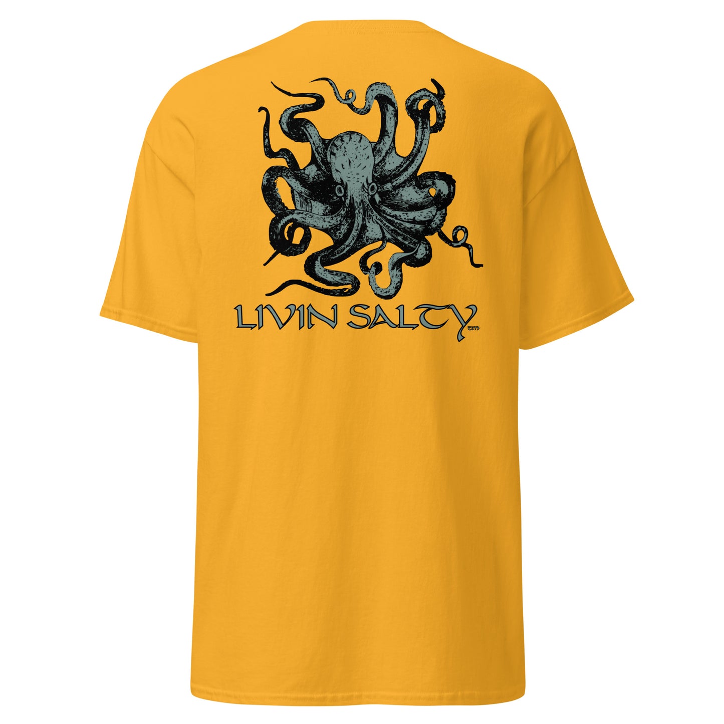 Unisex Octopus LIVIN SALTY Cotton tee