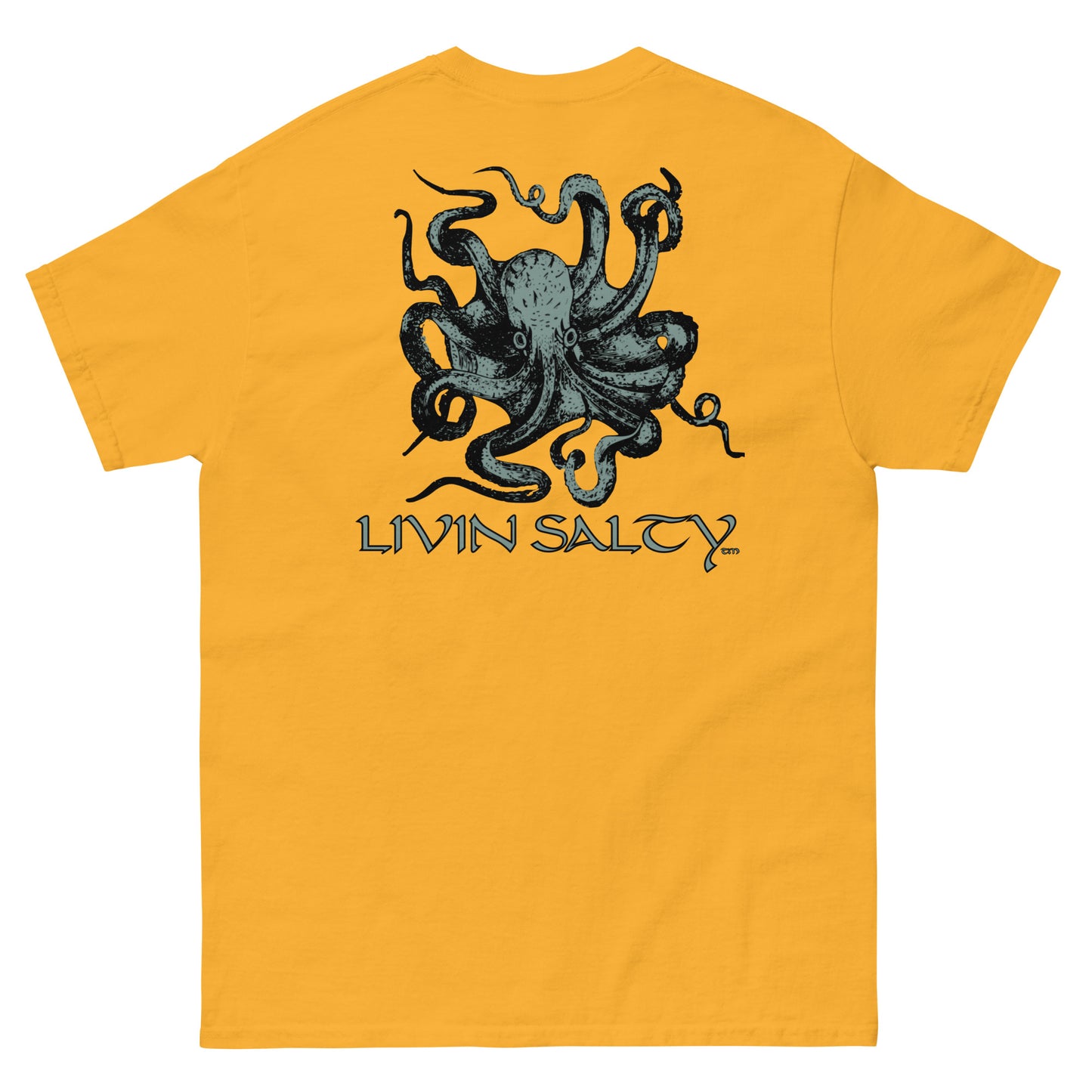 Unisex Octopus LIVIN SALTY Cotton tee
