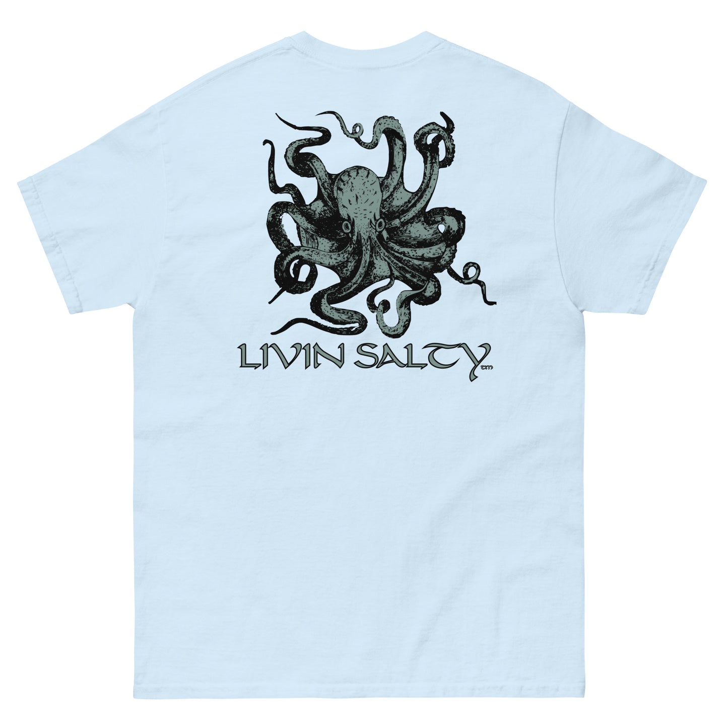 Unisex Octopus LIVIN SALTY Cotton tee