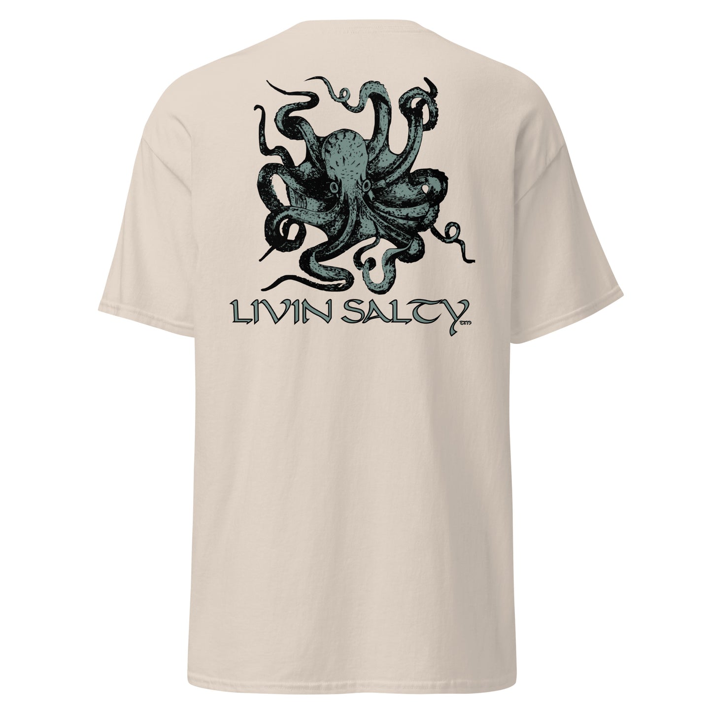 Unisex Octopus LIVIN SALTY Cotton tee