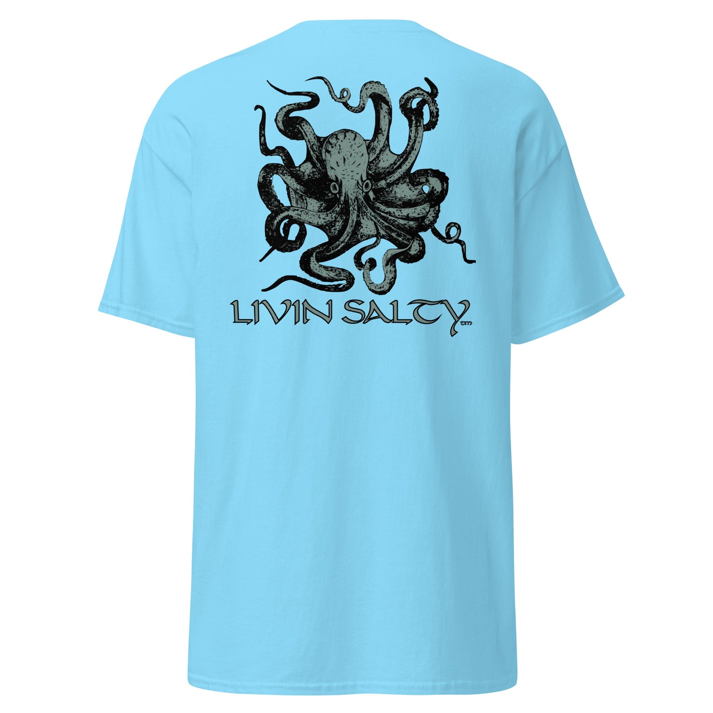Unisex Octopus LIVIN SALTY Cotton tee