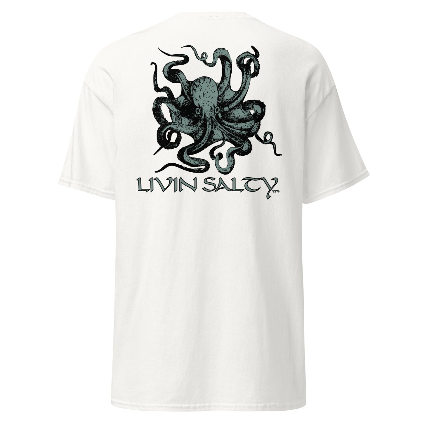 Unisex Octopus LIVIN SALTY Cotton tee
