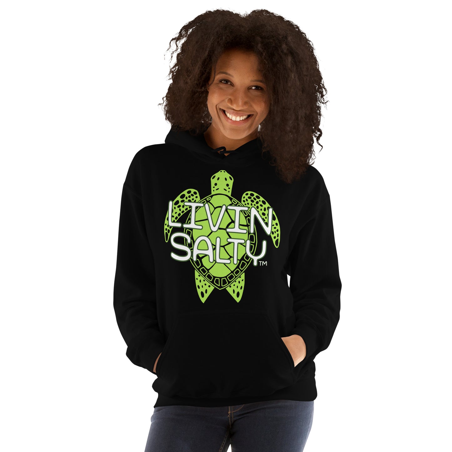 Unisex LIVIN SALTY Turtle Hoodie