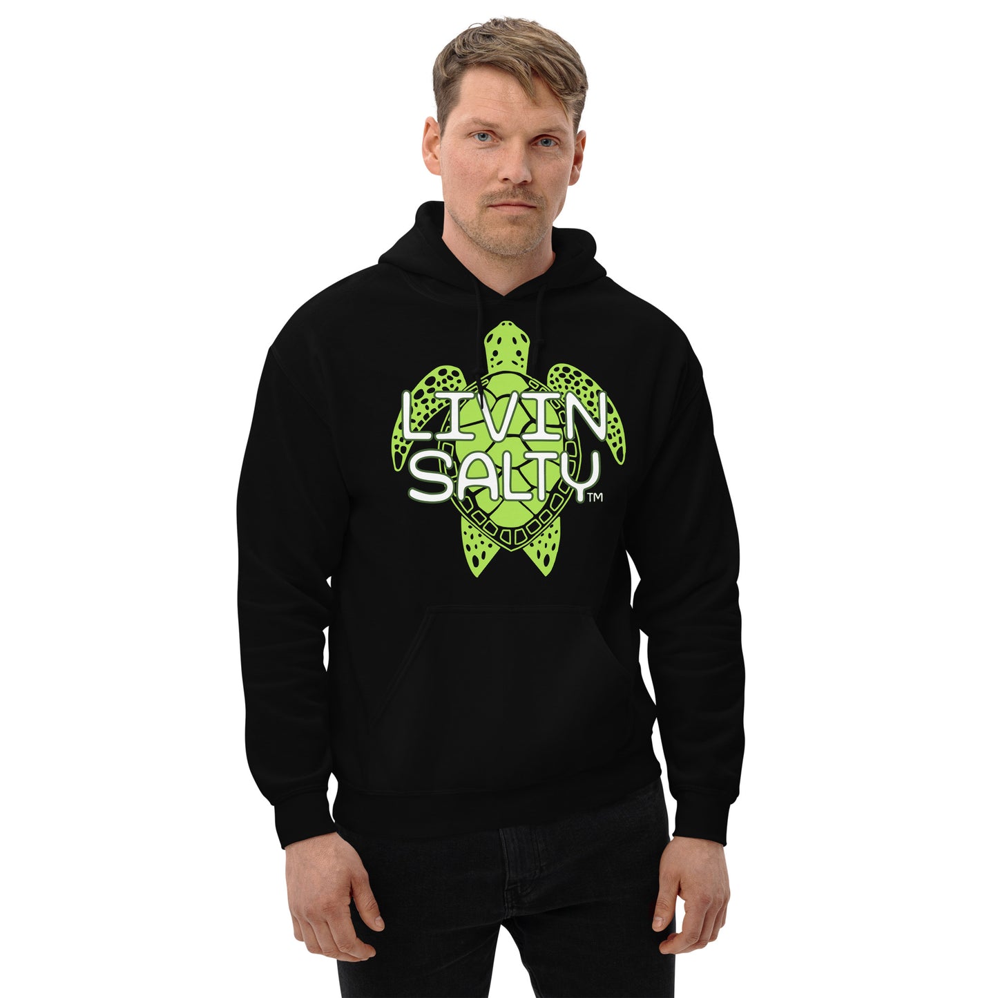 Unisex LIVIN SALTY Turtle Hoodie