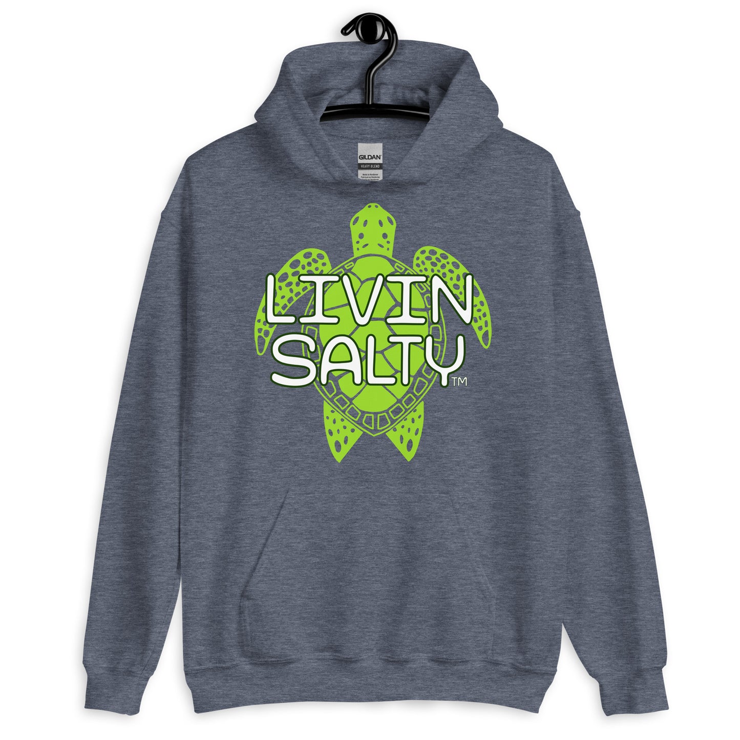 Unisex LIVIN SALTY Turtle Hoodie