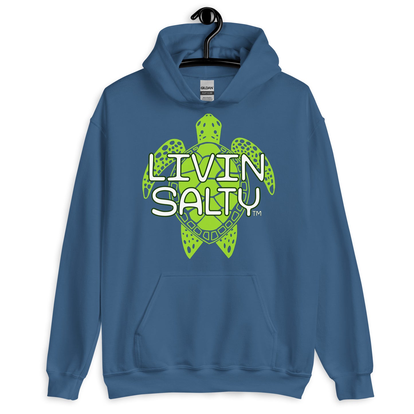 Unisex LIVIN SALTY Turtle Hoodie