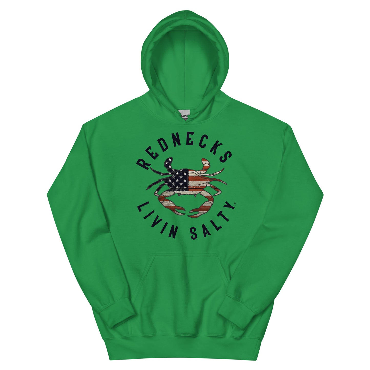 Unisex REDNECKS LIVIN SALTY Crab Hoodie