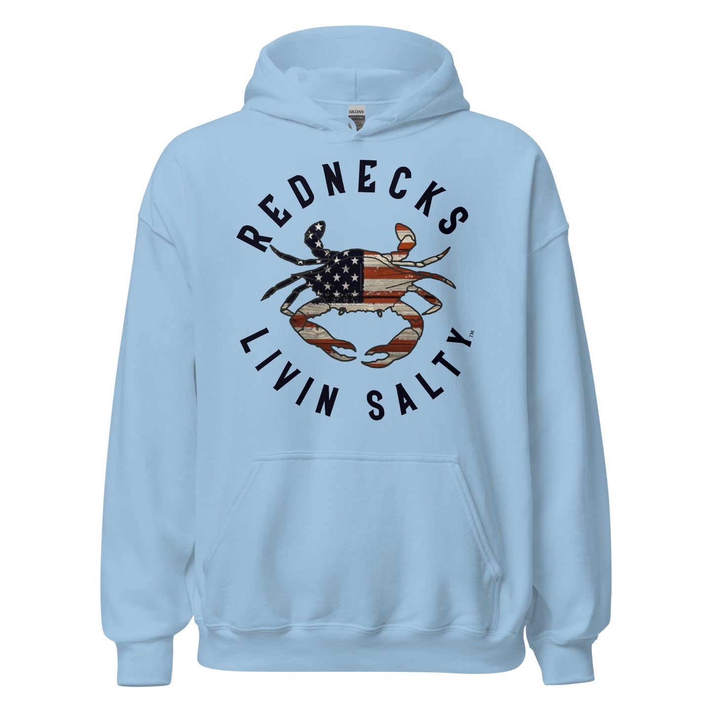 Unisex REDNECKS LIVIN SALTY Crab Hoodie