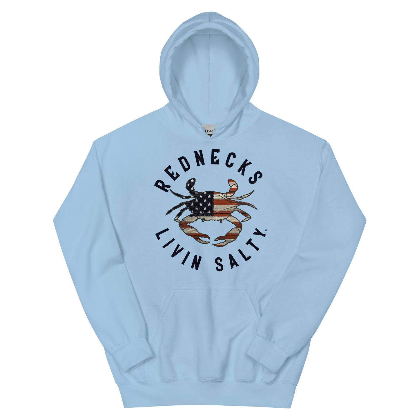 Unisex REDNECKS LIVIN SALTY Crab Hoodie