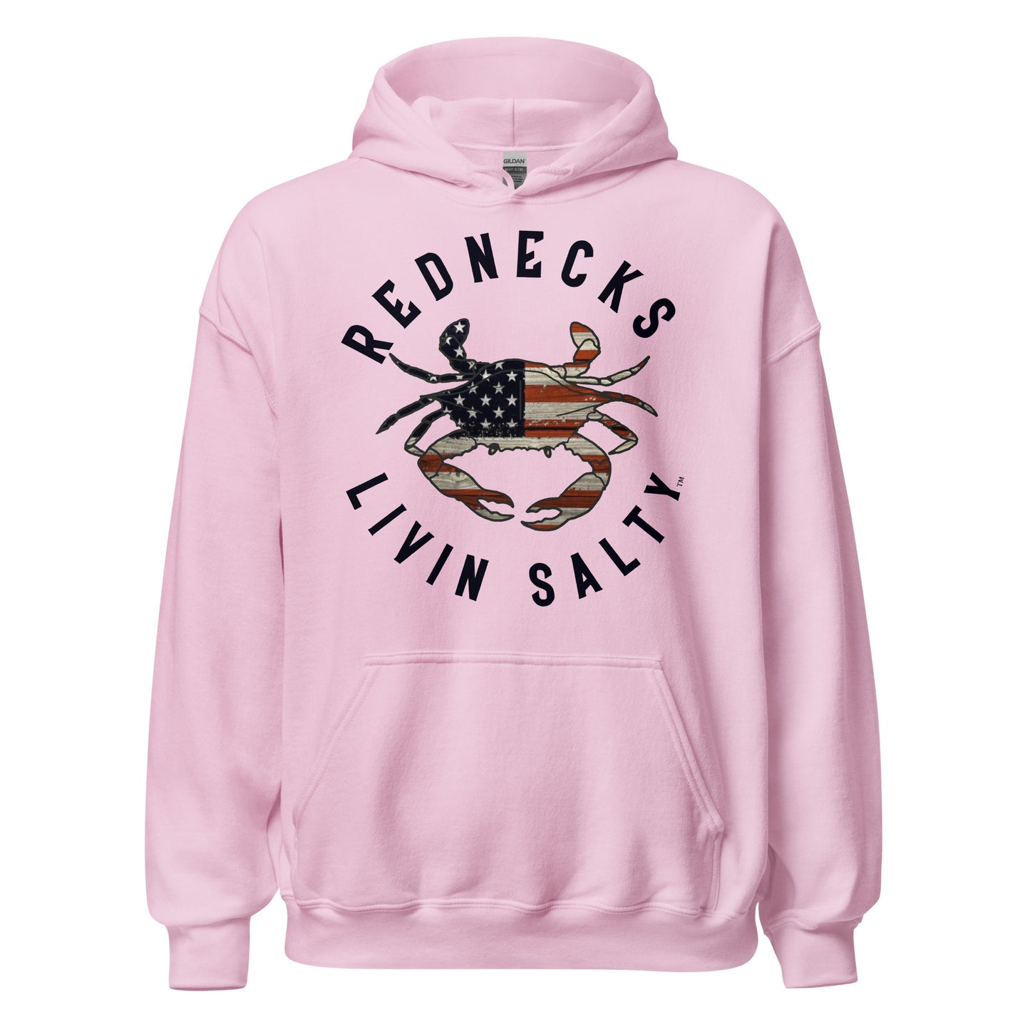 Unisex REDNECKS LIVIN SALTY Crab Hoodie