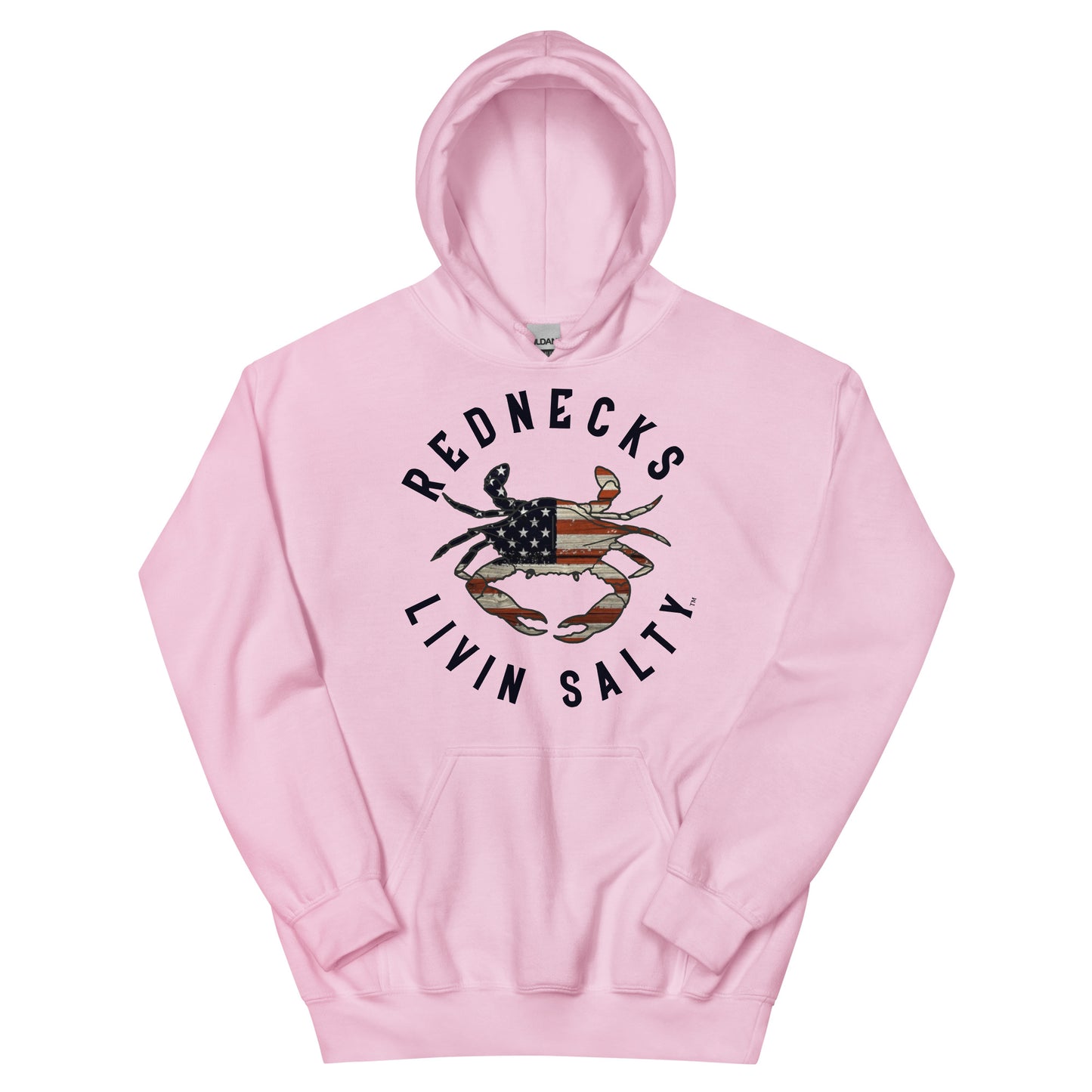 Unisex REDNECKS LIVIN SALTY Crab Hoodie