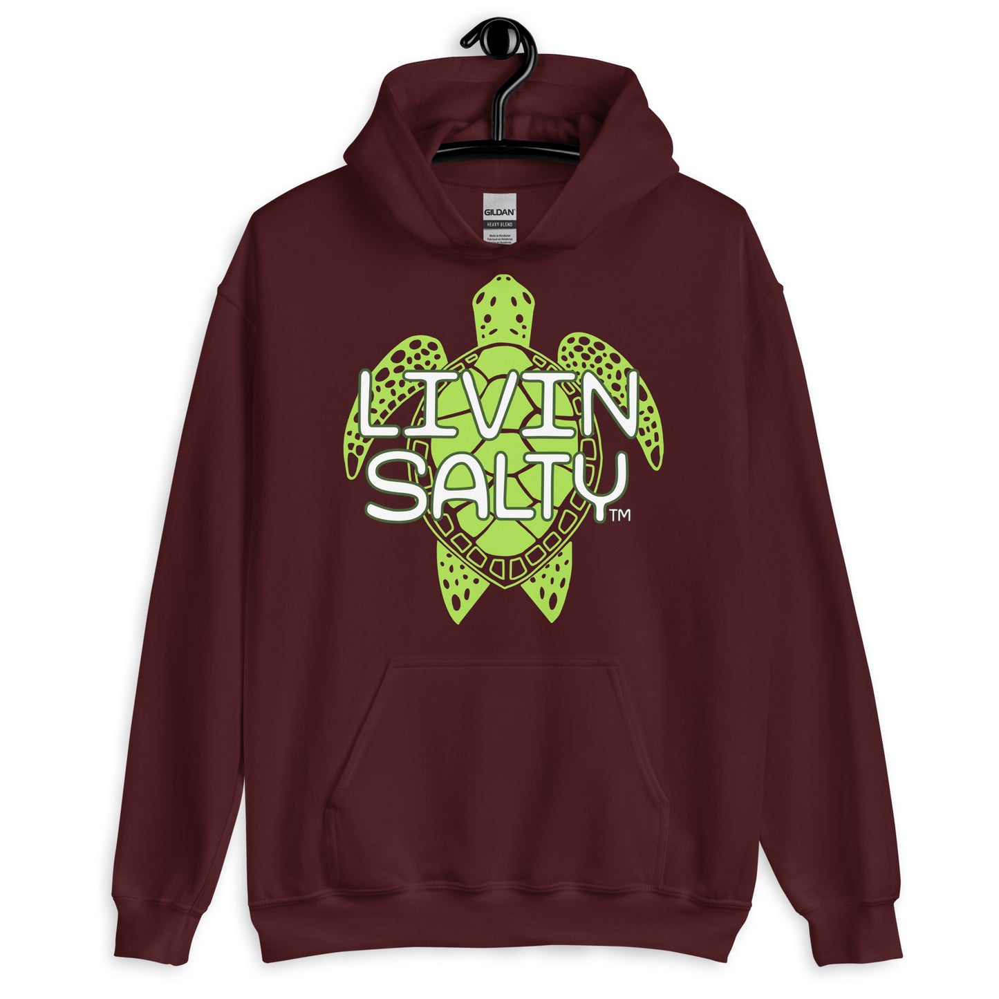 Unisex LIVIN SALTY Turtle Hoodie