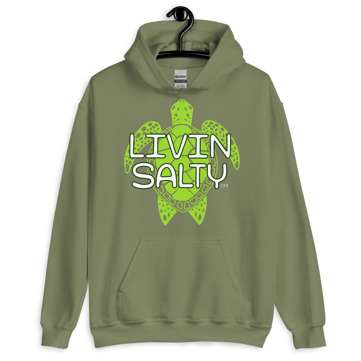 Unisex LIVIN SALTY Turtle Hoodie