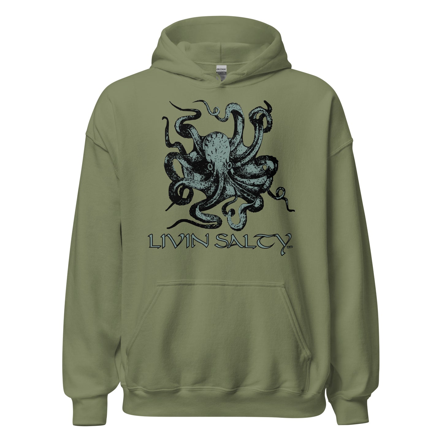 Unisex LIVIN SALTY Octopus Hoodie