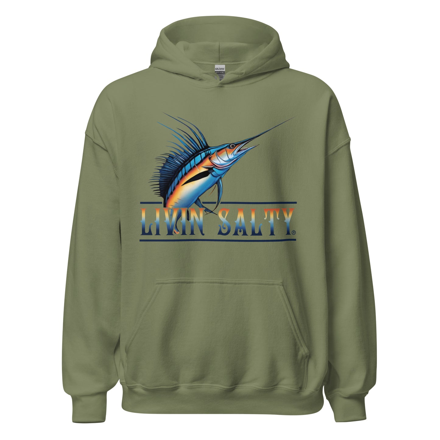 Unisex LIVIN SALTY Sailfish Hoodie