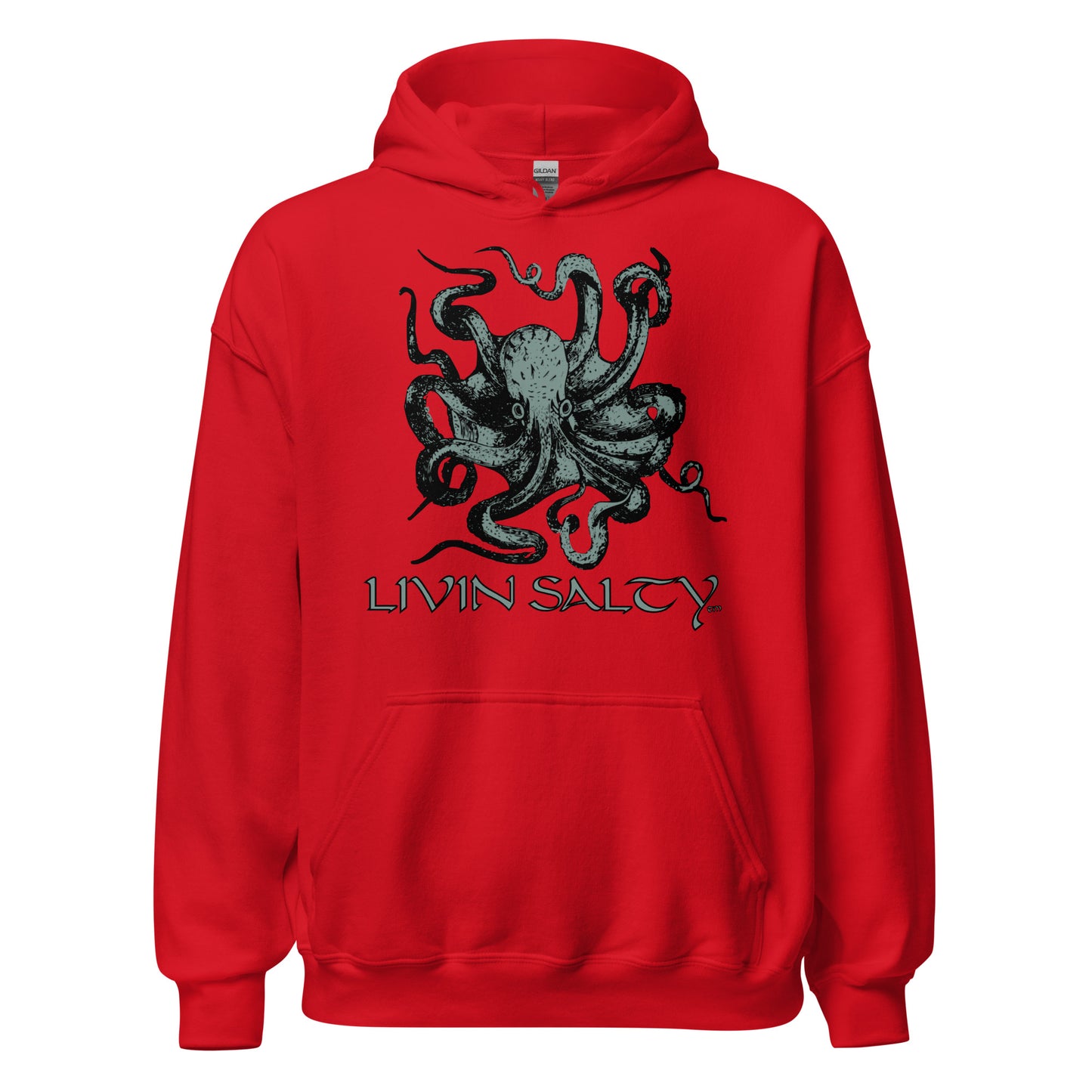 Unisex LIVIN SALTY Octopus Hoodie