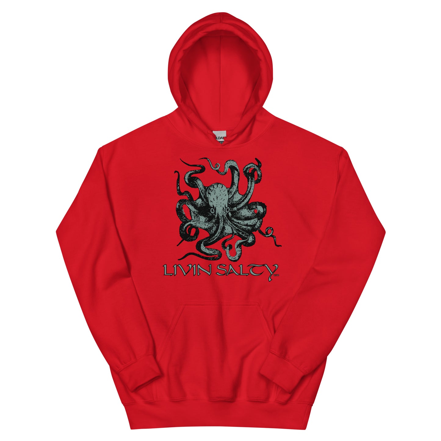Unisex LIVIN SALTY Octopus Hoodie