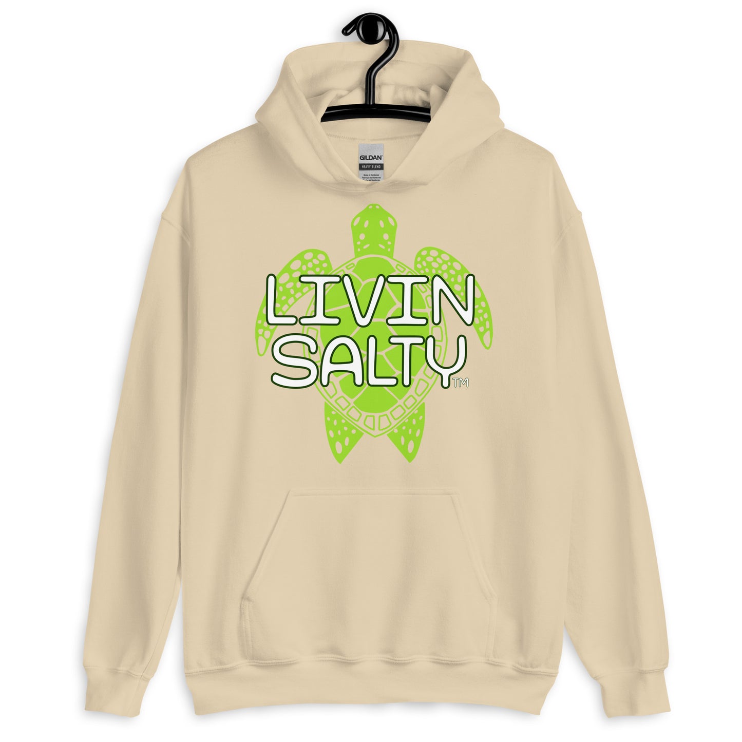 Unisex LIVIN SALTY Turtle Hoodie