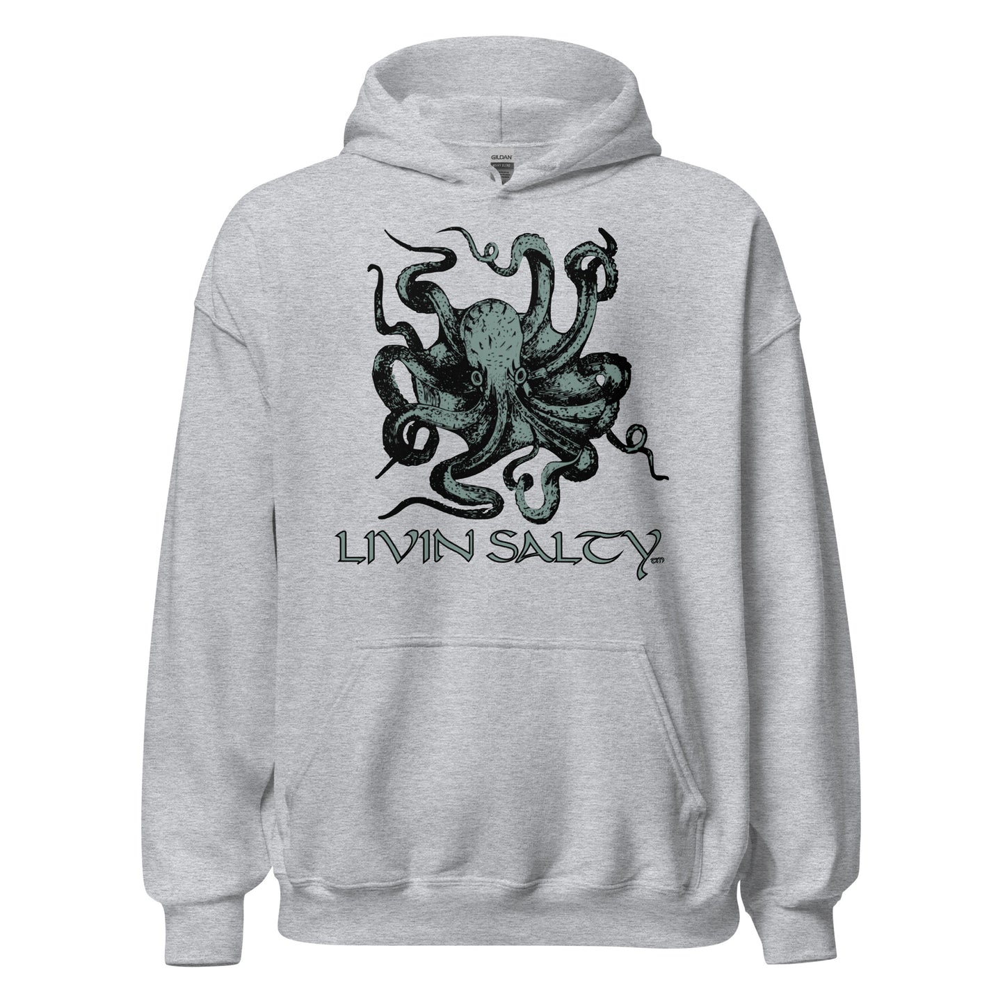 Unisex LIVIN SALTY Octopus Hoodie