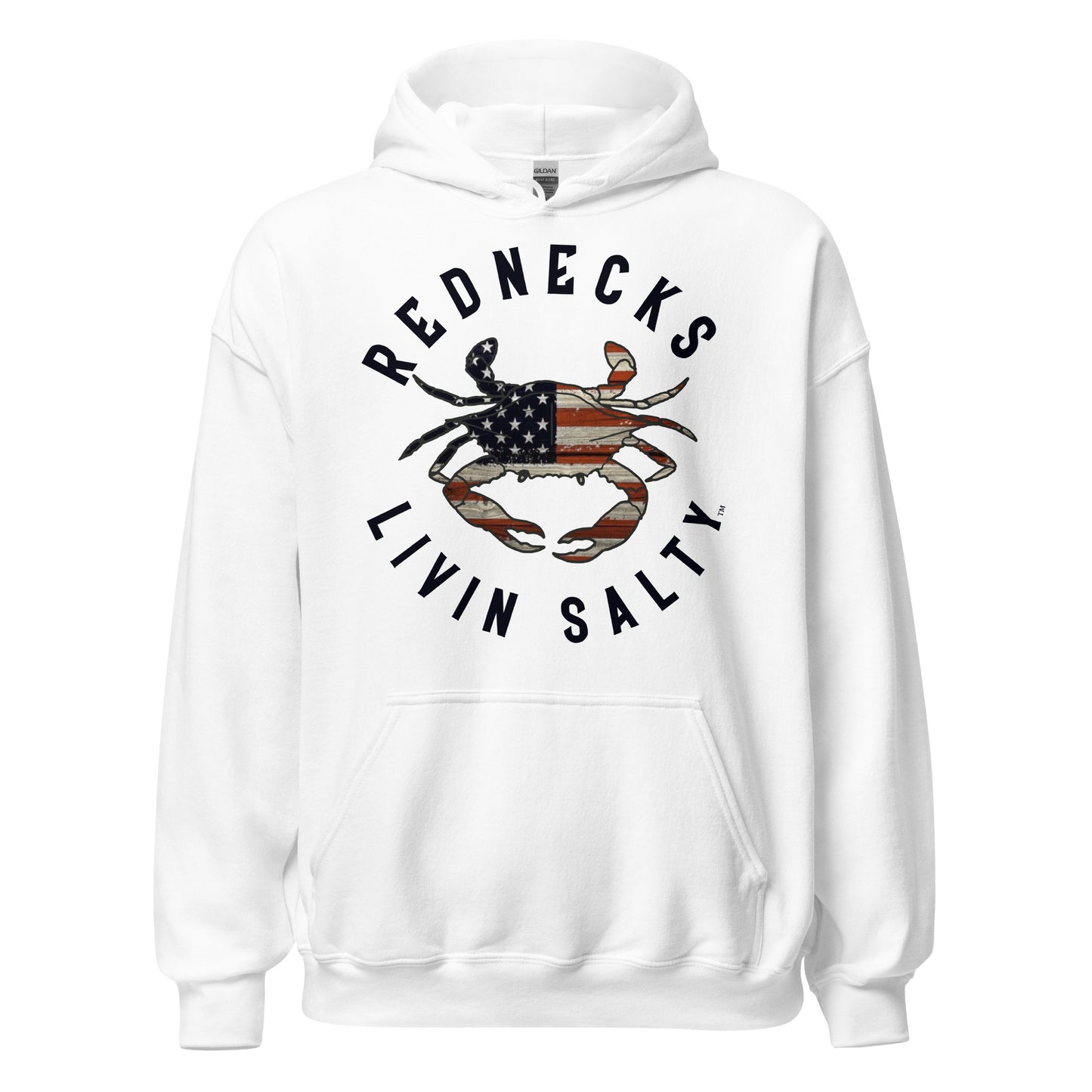 Unisex REDNECKS LIVIN SALTY Crab Hoodie