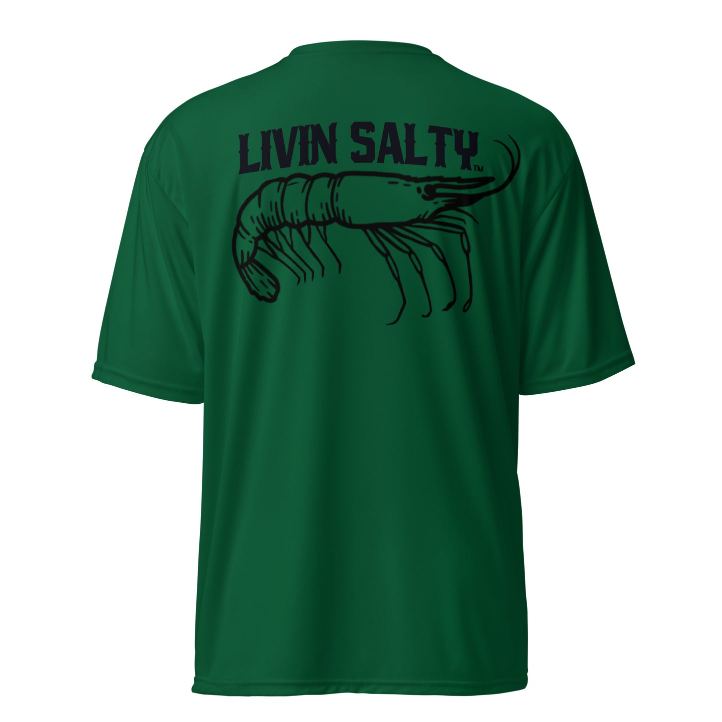 Dry fit LIVIN SALTY Shrimp shirt