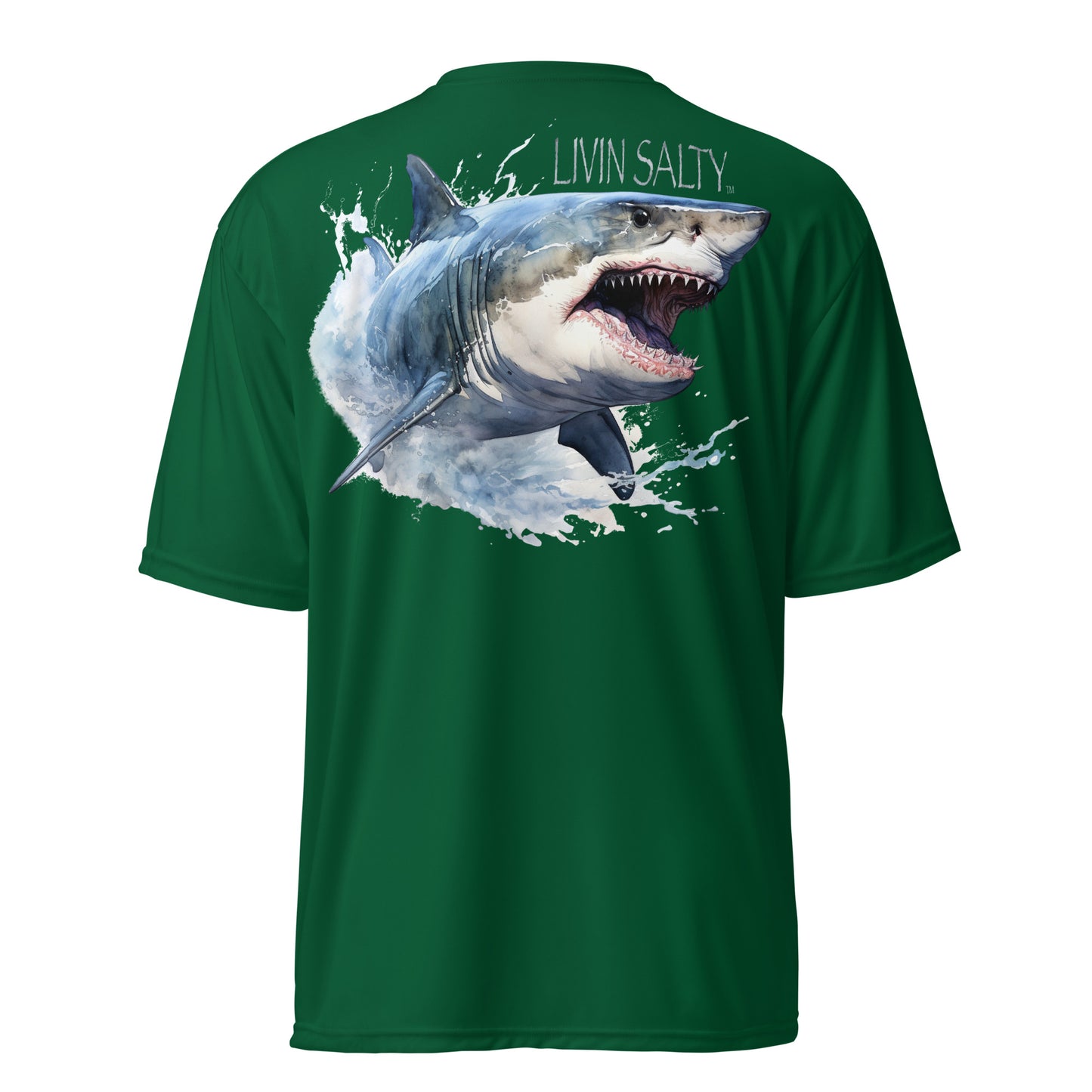 Dry fit LIVIN SALTY Shark T-Shirt