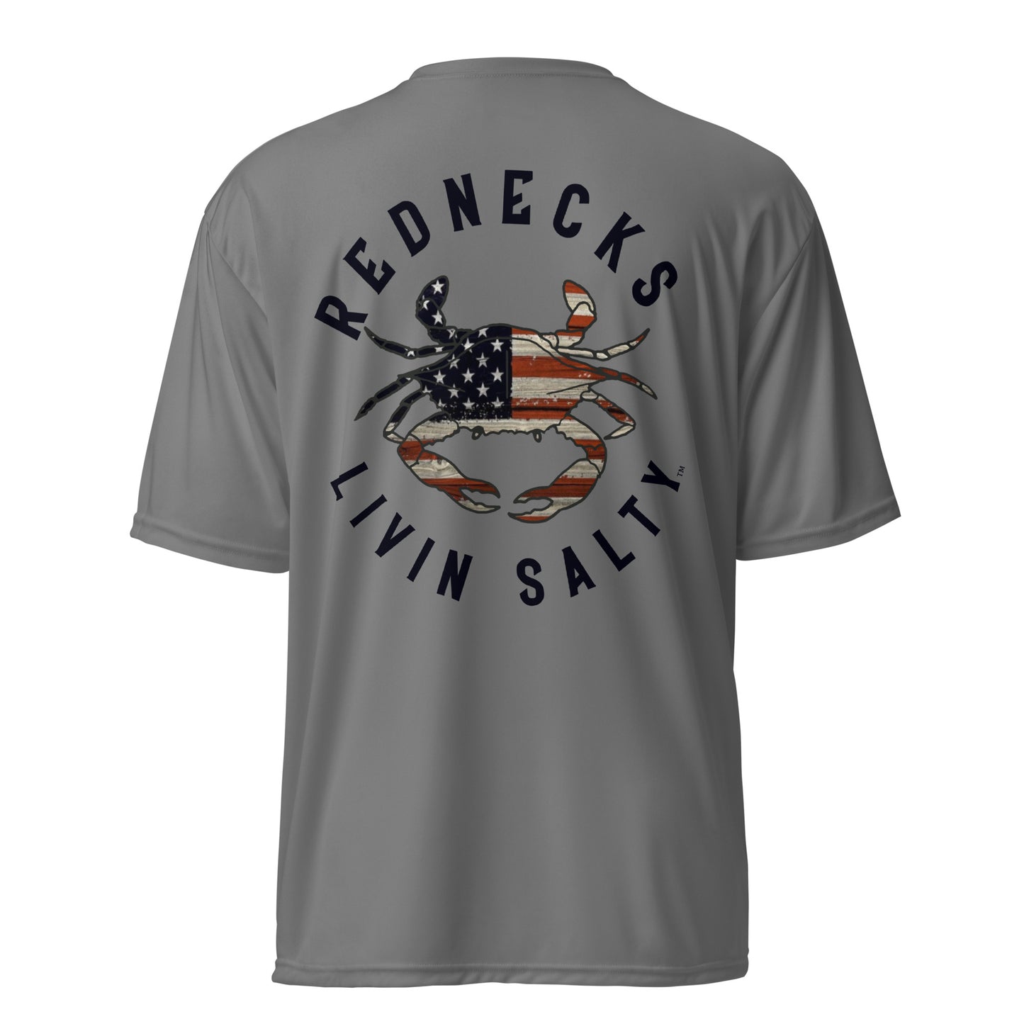 REDNECKS LIVIN SALTY crab dry fit